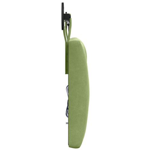 Табла за легло висяща С LED осветление Светло зелено Кадифе