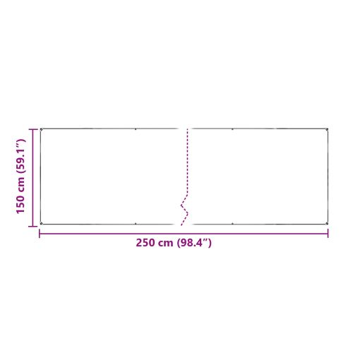 Покритие за растения Прозрачен 2,5 x 1,5 m ПВЦ