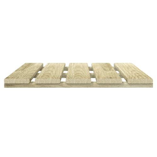 Плочка за decking 12 pcs Зелено 50 x 50 cm