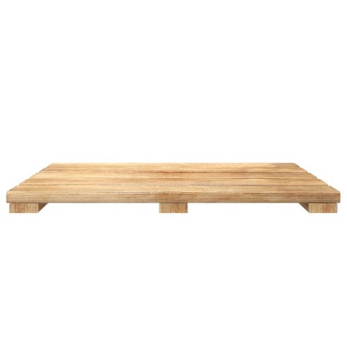 Плочка за decking 24 pcs Кафяво 50 x 50 cm