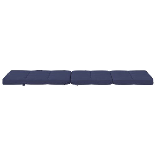 Възглавница за открито 2 pcs Морски син 180 x 55 x 7 см Текстил