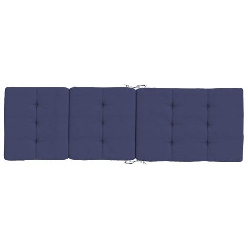 Възглавница за открито 2 pcs Морски син 180 x 55 x 7 см Текстил