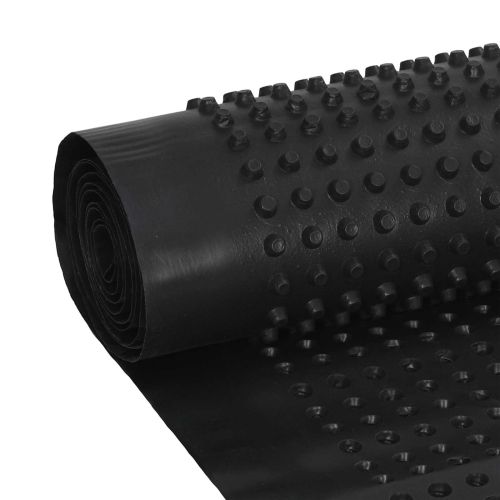 Оребрена дренажна плоча 2 pcs Черно 0,5 x 20 м HDPE