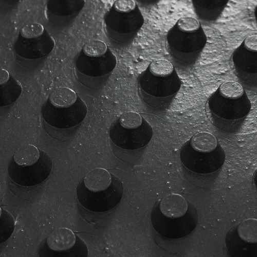 Оребрена дренажна плоча Черно 1 x 20 m HDPE