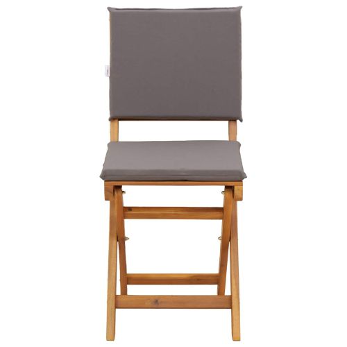 Външни бistro столове 2 pcs Тъмносиво 38 x 46 x 85 см