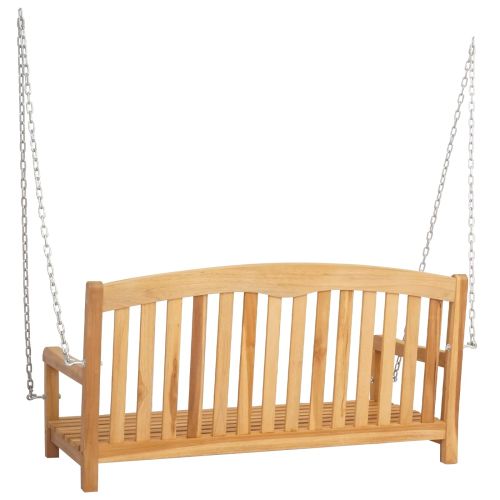 Лавица с люлка 114 x 61 x 61,5 см Солидно тиково дърво