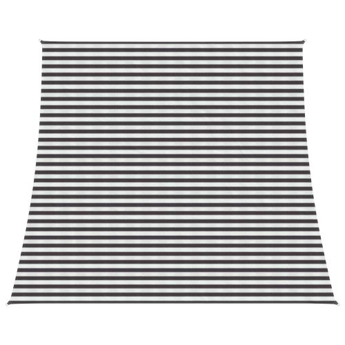 Слънцезащитен плат Антрацит и бяло 4 / 5 x 4 m HDPE