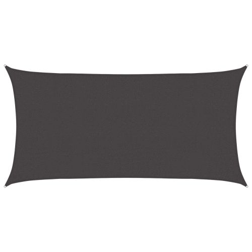 Слънцезащитен плат Антрацит 2,5 x 6 м HDPE