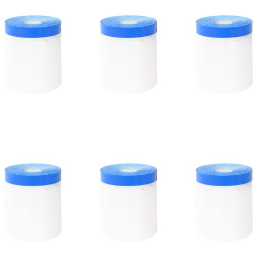 Лепящо фолио за маскиране 6 pcs Прозрачни и сини 140 x 2000 см