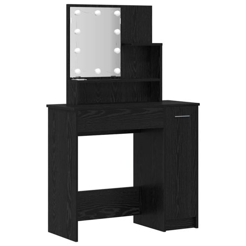 Комплект LED тоалетно огледало 2 pcs Черния дъб Инженерно дърво