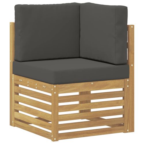 Комплект дивани за открито 7 pcs Бяло и антрацит