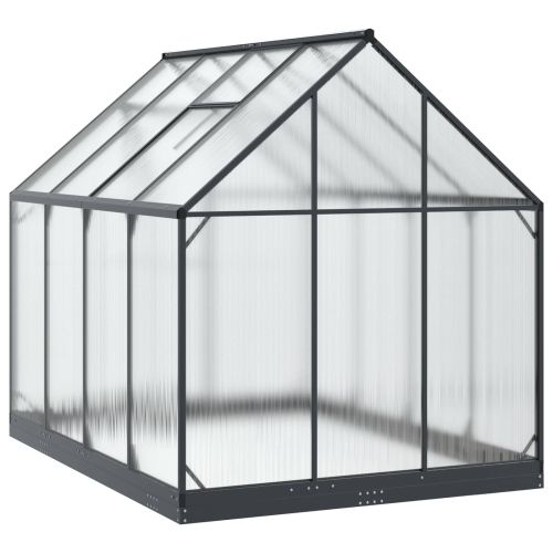 Оранжерия за градина с врата Антрацит 183,5 x 243,5 x 207 см