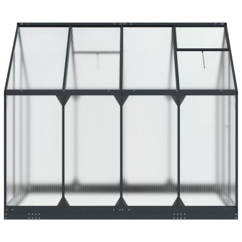 Оранжерия за градина с врата Антрацит 183,5 x 243,5 x 207 см