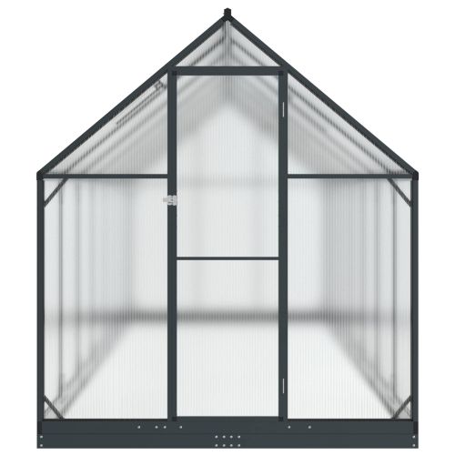 Оранжерия за градина с врата Антрацит 183,5 x 423,5 x 207 см