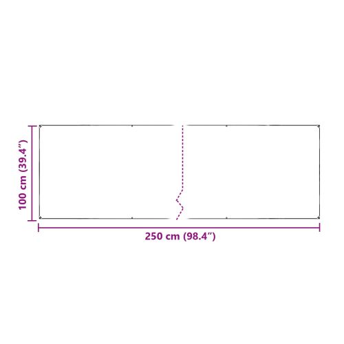 Тарапо 350 gsm Прозрачен 2,5 x 1 м ПВЦ