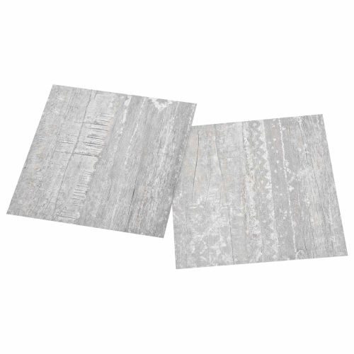 Самозалепващи дъски за настилка 30,5 x 30,5 см 20 pcs ПВЦ Сиво