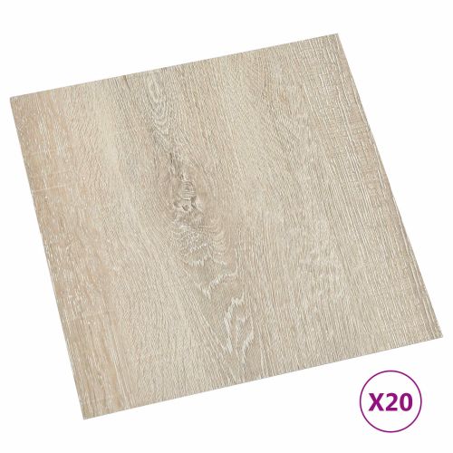 Самозалепващи дъски за настилка 30,5 x 30,5 см 20 pcs ПВЦ