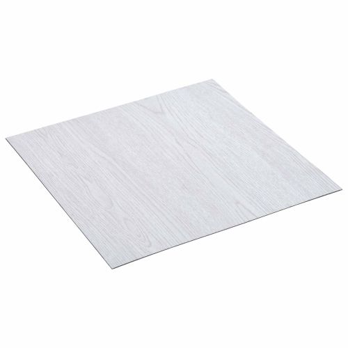 Самозалепващи дъски за настилка 30,5 x 30,5 см 20 pcs ПВЦ Бяло