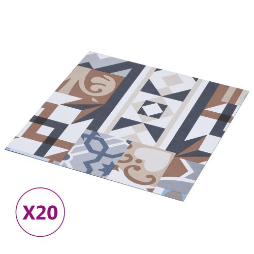 Самозалепващи дъски за настилка 30,5 x 30,5 см 20 pcs ПВЦ