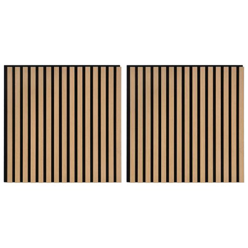 Стенни панели 2 pcs Натурално 60,5 x 60 см