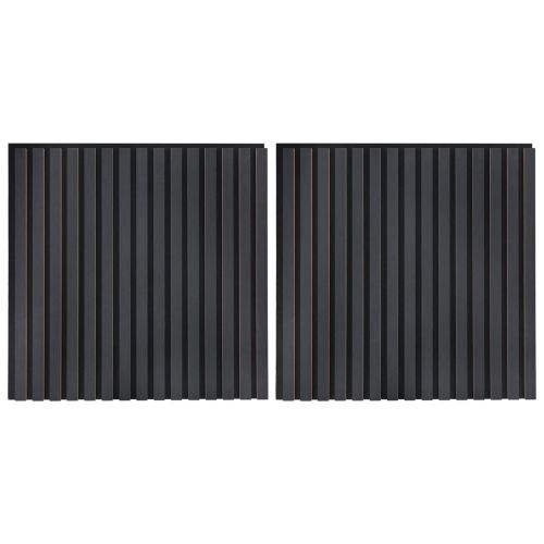 Стенни панели 2 pcs Антрацит 60,5 x 60 см