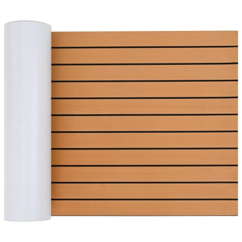 Мат за лодки На райета Кафяво и черно 240 x 60 cm EVA