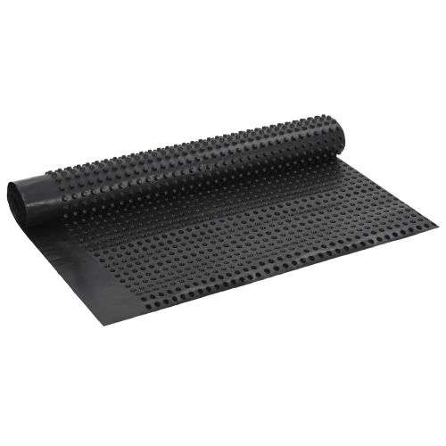 Оребрена дренажна плоча Черно 1 x 10 m HDPE