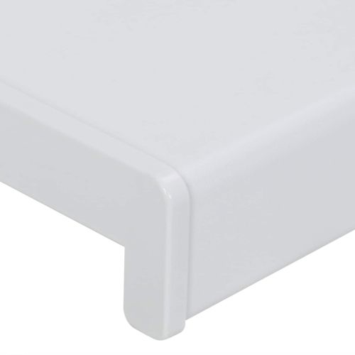 Перваз за прозорец Бяло 120 x 30 x 4,5 см ПВЦ
