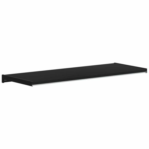 Перваз за прозорец Черен с дървесен фибър 60 x 35 x 4,5 см ПВЦ