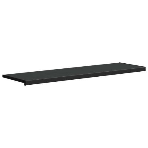 Перваз за прозорец Черен с дървесен фибър 120 x 40 x 4,5 см ПВЦ