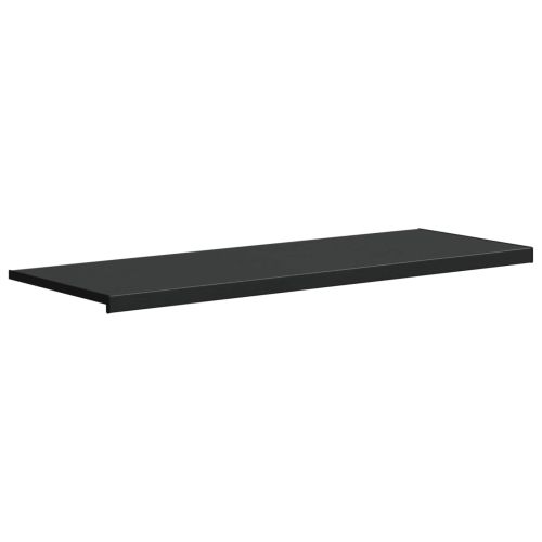 Перваз за прозорец Черен с дървесен фибър 160 x 50 x 4,5 см ПВЦ