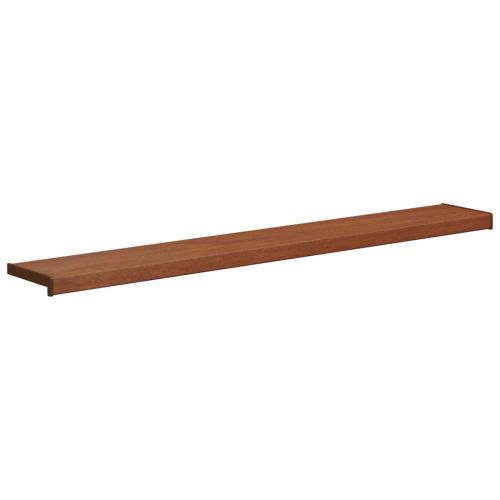 Перваз за прозорец Кафяво дърво 120 x 20 x 4,5 см ПВЦ