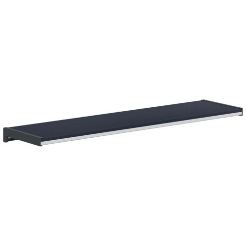 Перваз за прозорец Антрацитен с дървесен фибър 80 x 25 x 4,5 см