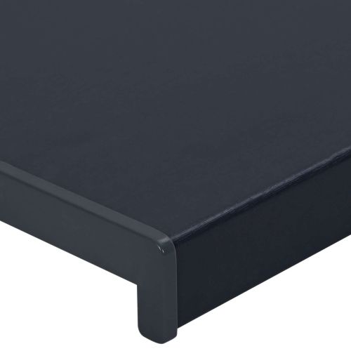 Перваз за прозорец Антрацитен с дървесен фибър 80 x 45 x 4,5 см