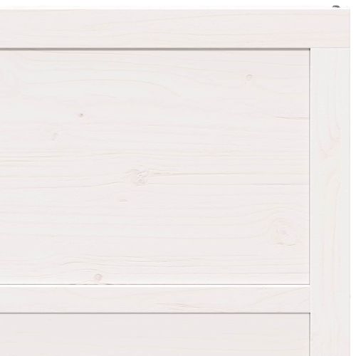 Врата за плевня Бяло 100 x 2,5 x 208 см