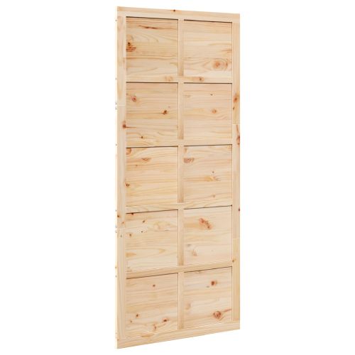 Врата за плевня Натурално 100 x 2,5 x 208 см