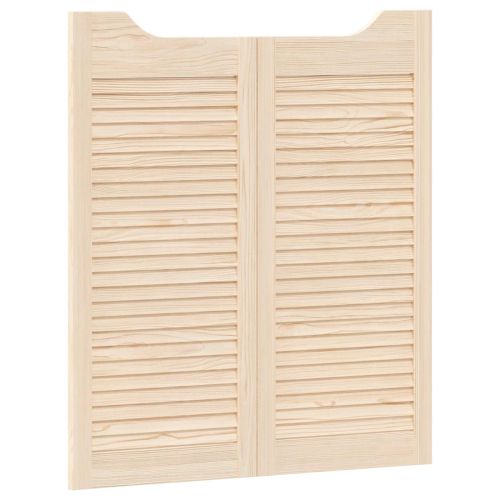 Врати с люлеещо се отваряне 2 pcs Натурално