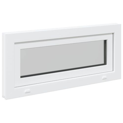Прозорец за мазе RISOR 90 x 40 cm PVC и стъкло Бяло