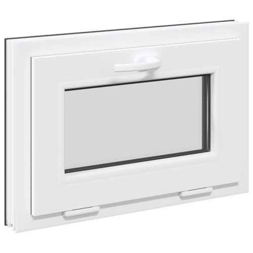 Прозорец за мазе RISOR 60 x 40 cm PVC и стъкло Антрацит