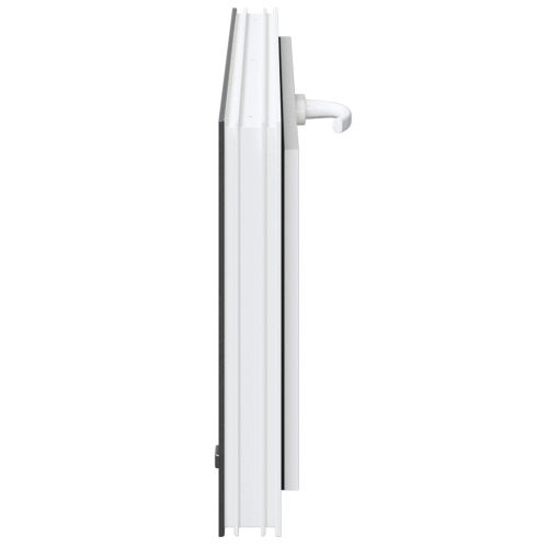 Прозорец за мазе RISOR 90 x 40 cm PVC и стъкло Антрацит