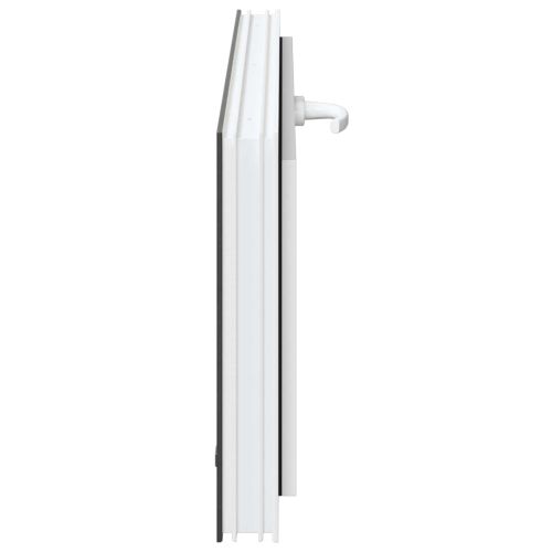 Прозорец за мазе RISOR 100 x 40 cm PVC и стъкло Антрацит