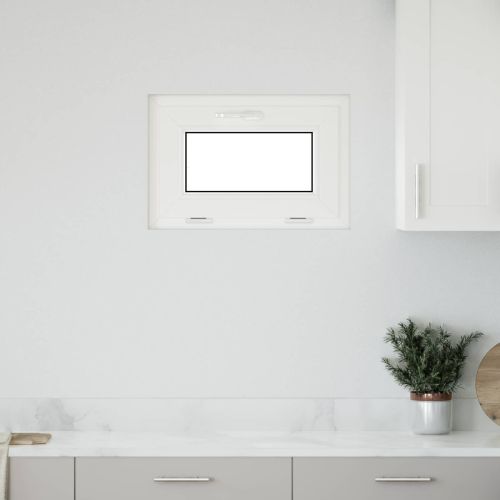 Прозорец за мазе RISOR 60 x 40 cm PVC и стъкло Антрацит