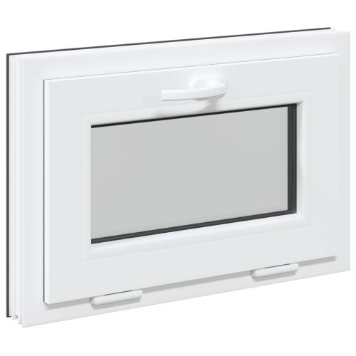 Прозорец за мазе RISOR 60 x 40 cm PVC и стъкло Антрацит