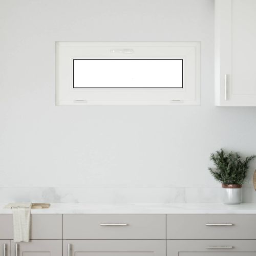 Прозорец за мазе RISOR 90 x 40 cm PVC и стъкло Антрацит