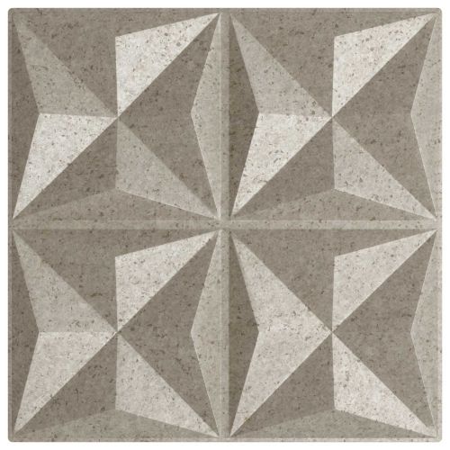 Стенни панели 48 pcs Оригами бетон 50 x 50 cm XPS Пяна