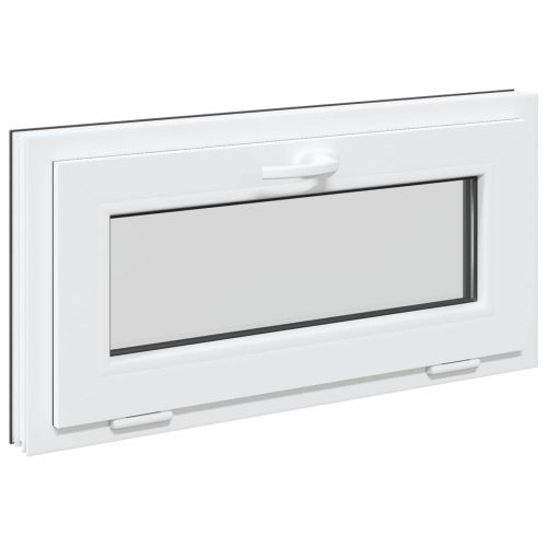 Прозорец за мазе RISOR 80 x 40 cm PVC и стъкло Антрацит