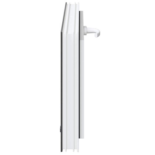 Прозорец за мазе RISOR 80 x 40 cm PVC и стъкло Антрацит