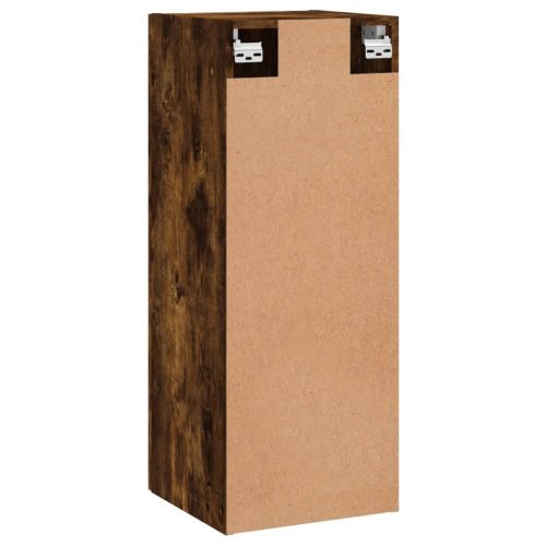 Стенен шкаф опушен дъб 34,5x34x90 см