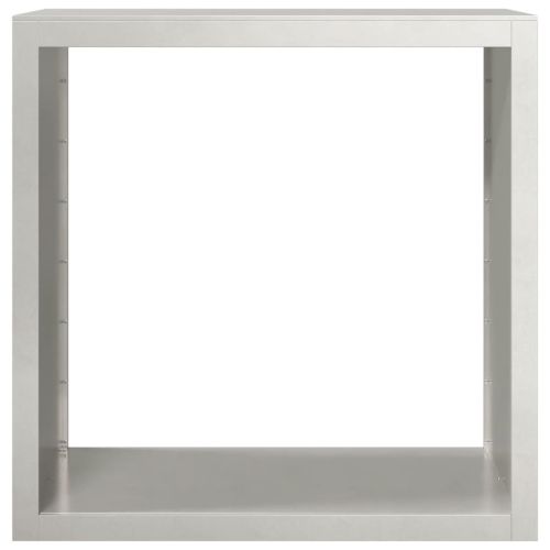 Стойка за дърва за огрев, 100x40x100 см, неръждаема стомана