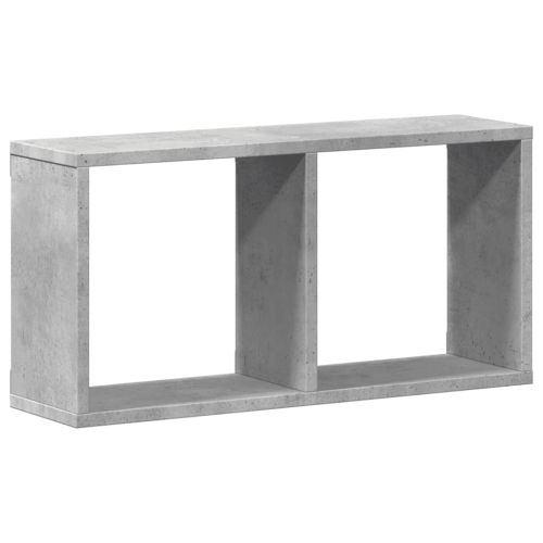 Стенен шкаф, 60x16x30 см, бетонно сив, инженерно дърво